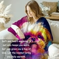 thumbnail image 5 of Flamingo Throw Blanket Gifts for Women, Tropical Flamingo Blankets for Living Room Home Decor, Cozy Flannel Flamingo Plush Throws 50"x60", 5 of 5
