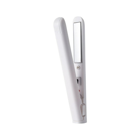 LEHOZIHEQ Mini Dual-Purpose Curling Iron, Cordless Portable Travel Curling Wand, 2 in 1 Straightener and Curling Iron, for Short Hair, Hair Curler