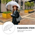 thumbnail image 6 of LOLIPPYY sun umbrellas for women Umbrella Black 1Set for Shopping, 6 of 8