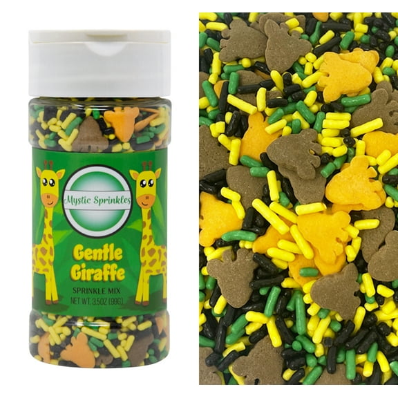 Mystic Sprinkles Gentle Giraffe Sprinkle Mix 3.5 oz