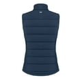 thumbnail image 3 of Women's Cutter & Buck Navy Seattle Sounders FC  Evoke Hybrid Eco Softshell Recycled Full-Zip Vest, 3 of 3