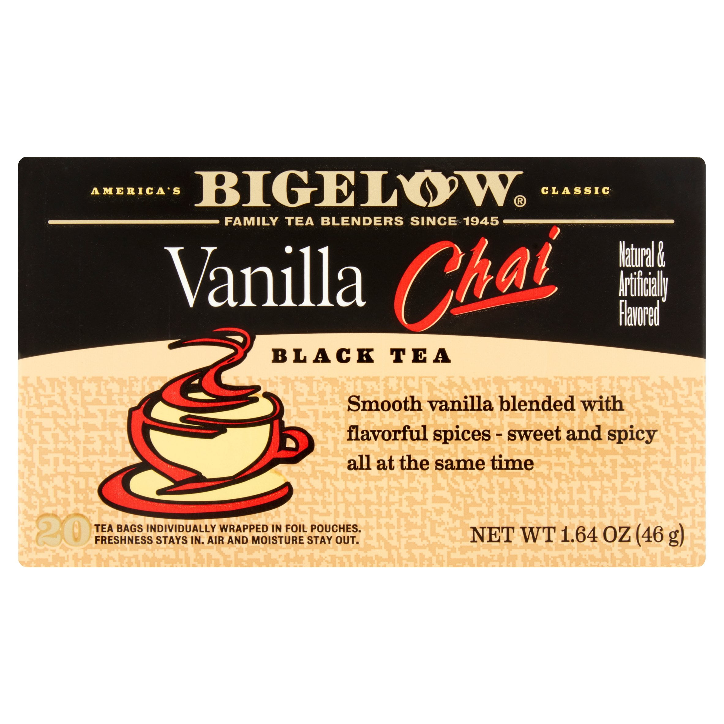 Bigelow Vanilla Chai Black Tea Blend 20 ct Box by RC Bigelow, Inc.