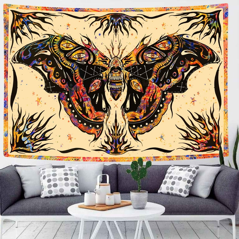 Butterfly Tapestry Boho Tapestry for Bedroom Aesthetic Cool Hippie Small Tapestries for Living Room Dorm Decor 60X40 Inches Walmart