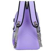 Women Girls School Bag Waterproof Teenage Backpack with Anti Theft Lock USB Port College Bookbags Student Laptop