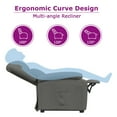 thumbnail image 4 of vidaXL Massage Recliner Electric Massaging Recliner Chair for Elderly Fabric, 4 of 8