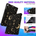 thumbnail image 6 of Gemfits Case for iPad 7/8/9 - Flexible Soft TPU Stand Back Cover with Pencil Holder, Auto Sleep/Wake, Horoscope, 6 of 6