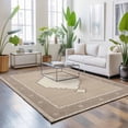 thumbnail image 3 of 3'x5' Area Rugs, Beige Boho Indoor Outdoor Area Rug for Living Room Bedroom, Southwestern Ethnic Abstract Art Washable Bathroom Rugs Kitchen Floor Carpet Mats Home Decor Aesthetic, 3 of 8