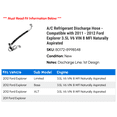 thumbnail image 2 of A/C Discharge Hose - Compatible with 2011 - 2012 Ford Explorer 3.5L V6 VIN 8 MFI Naturally Aspirated, 2 of 2