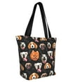 thumbnail image 6 of Defioc Different Breeds Of Dogs Print Tote Bag for Women,Shoulder Bag with Zipper Casual Tote's Handbag Big Capacity Shoulder Bag with Inner Pocket Fit for Shopping,Office,Travel, 6 of 7