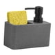 thumbnail image 5 of Dispensador de jabón, soporte para esponja con caja de almacenamiento, accesorios, estropajo, práctico Gris, 5 of 9