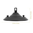 thumbnail image 2 of 1 Ensemble Plaque de Couverture de Plafond Support de Montage pour Luminaire Pièce de Lustre, 2 of 7
