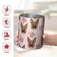 thumbnail image 5 of 12oz Coffee Tumblers German Shepherd and Flowers Stainless Steel Vacuum Insulated Travel Tumbler Coffee Cups Mug with Lid and Straw with Cleaning Brush for Cold & Hot Drinks, 5 of 5