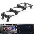 thumbnail image 3 of User Friendly Gauge Holder Pod Panel for Car Stereo Radio Slot Single Din, 3 of 3