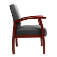 thumbnail image 2 of TygerClaw Chaise d'Invité en Tissu à Dossier Central, 2 of 3