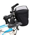 thumbnail image 2 of 3.5LBike Handlebar Bags With Wide sliver grey reflective stripe, Bike Pouch Handlebars Waterproof Compact to Store Touchscreen Cell Phone Holder | Bicycle Handlebar Bag, for Bicycles, Road MTB, 2 of 8