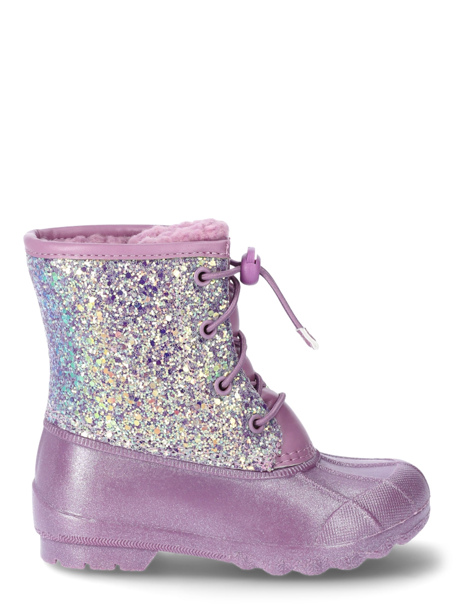 Wonder Nation Toddler Girl Glitter Duck Boots