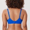 thumbnail image 2 of DELIMIRA Women's Balconette Bra Plus Size Lace Sexy Underwire Unlined Push Up See Through Bras, 2 of 4