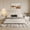 White, variant on 4 Ever Winner Full Size Boucle Upholstered Platform Bed Frame, Cloud Bed with Soft Rounded Corner Headboard, No Box Spring Needed, Noise-Free, Easy Assembly, Cream