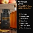 thumbnail image 5 of Livingood Daily Apple Cider Vinegar Capsules with The Mother (1500mg) - ACV Pills with Probiotics & Potassium for Women & Men - Supports Gut Health, Digestion, Appetite & Weight - Vegan, 90 Capsules, 5 of 6