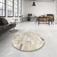 thumbnail image 3 of Ahgly Company Indoor Rectangle Contemporary Light French Beige Brown Patchwork Area Rugs, 6' x 9', 3 of 6