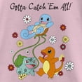 thumbnail image 2 of Girl's Pokemon Gotta Catch ‘Em All Flowers Graphic Tee Light Pink Medium, 2 of 4