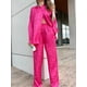 thumbnail image 3 of Conjuntos de pantalones anchos con estampado de leopardo para mujer, atuendo informal holgado de moda, conjuntos de 2 piezas, ropa de verano, 2024, 3 of 5