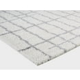 thumbnail image 2 of Zafra Grey and Cream Woven Area Rug, 2 of 6