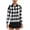 060-Black White Plaid, variant on Womens Long Sleeve Golf Shirts UPF 50+ Polo Shirts V Neck Collared Workout Tops Quick Dry Moisture Wicking Athletic Tennis Shirt