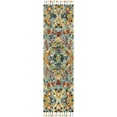 thumbnail image 2 of SAFAVIEH Blossom Everitt Floral Wool Runner Rug, Blue/Multi, 2'3" x 8', 2 of 6