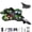 Green, variant on Pro Plane RC Stunt Fighter With Rotating Propellers 360 LED Lights 3 Speeds Adjustable Dual-Speed Mode Foam Remote Control Planes Durable & Crash-Resistant Gifts For Beginners