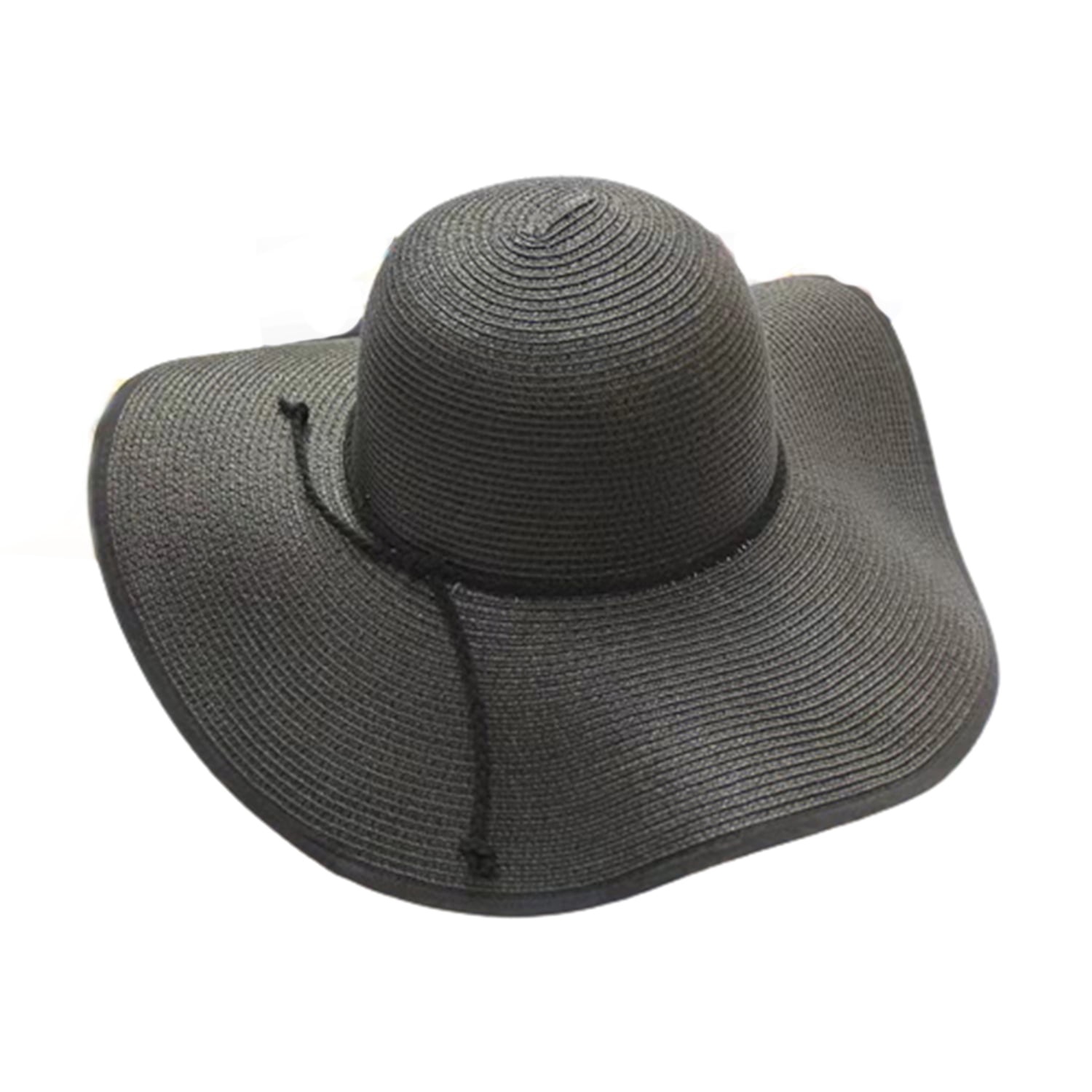 Straw Summer Hat Women Sun Beach Hat Wide Brim UPF 50+ Foldable Sun