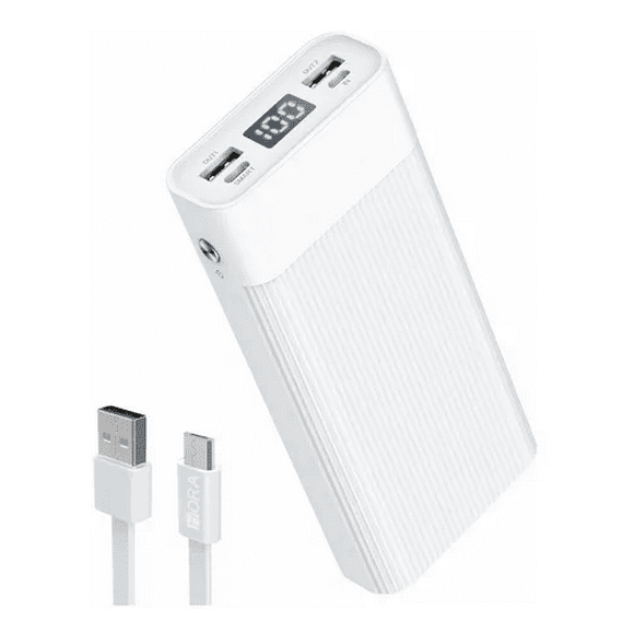 Batería Portátil Power Bank Malubero 20000mah Blanca Malu1368