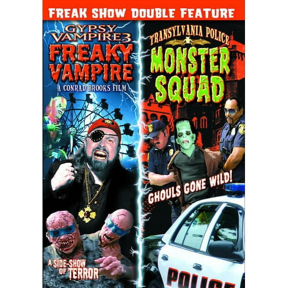 Gypsy Vampire 3: Freaky Vampire / Transylvania Police: Monster Squad (DVD), Alpha Video, Horror