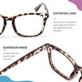 thumbnail image 4 of Gafas de bloqueo de luz azul Cyxus Leopard 8082T03 para mujer, 4 of 7