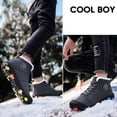 thumbnail image 6 of IROINNID Kids Winter Plush Running Shoes Children's Warm Lace-Up Soft Sole Non-Slip PU Boots, 6 of 9