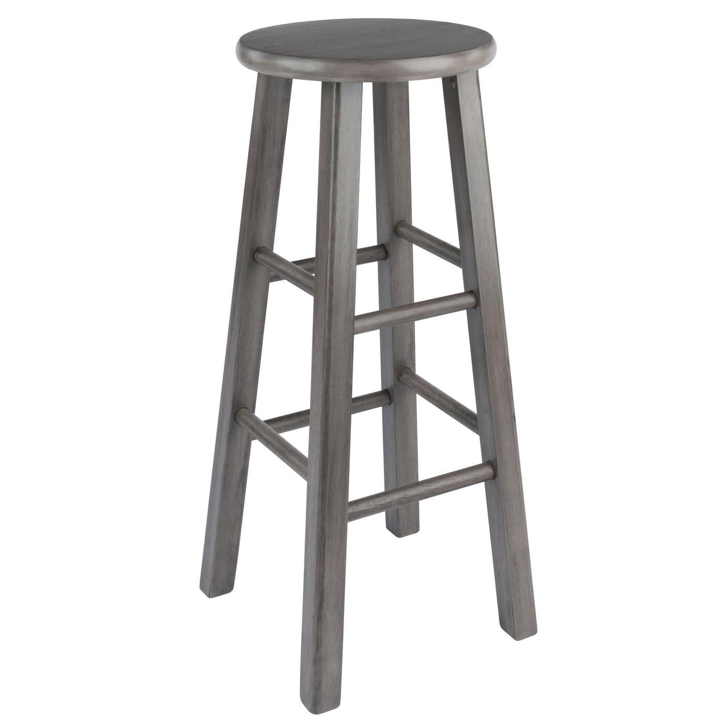 Winsome Ivy Tabouret de bar de 29 po Fini Gris