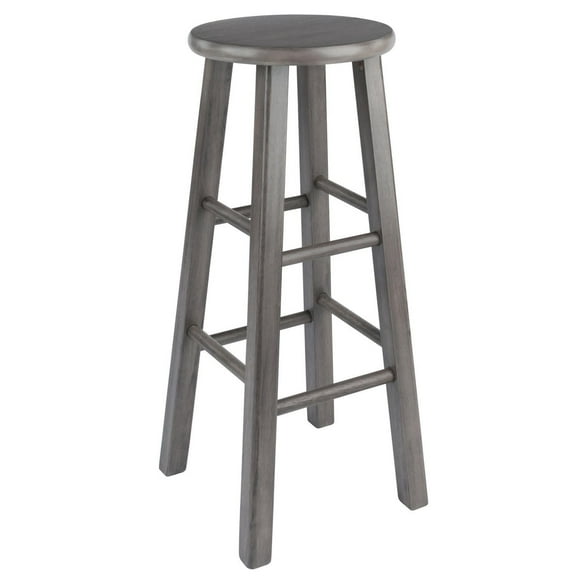 Winsome Ivy 29" Bar Stool Gray Finish