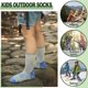 thumbnail image 3 of Calcetines de senderismo Sandsuced de lana merino para niños de 1 a 3 años, 4 pares, 3 of 3