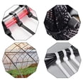thumbnail image 5 of 100-Pack Reusable Nylon Cable Ties with Adjustable Locking Buckle for Organizing Wires and Home Use, 5 of 6