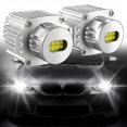 thumbnail image 3 of 2 bombillas LED Angel Eyes CANbus de 80 W para faros delanteros, sin errores, para E90, E91, Serie 3 (2005-2008), blanco superblanco, 3 of 4