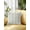Green, Cream, Olive, variant on Outdoor Pillows Waterproof, Grey Botanical Throw Pillows with Inserts Included, Modern Farmhouse Striped Indoor Outdoor Decorative Lumbar Pillow for Bed/Couch/Patio 16"x16", 1Pcs