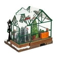 thumbnail image 4 of 8" LED Christmas Greenhouse with Rotating Tree & Music Table Decor, 4 of 5