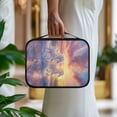 thumbnail image 4 of FKELYI Beach Running Horse Print Faux Leather Bible Cover Book Carrying Case Large Capacity Church Bible Bag with Zipper Pocket Book Carrier Scriipture Protector for Prayer, 4 of 6