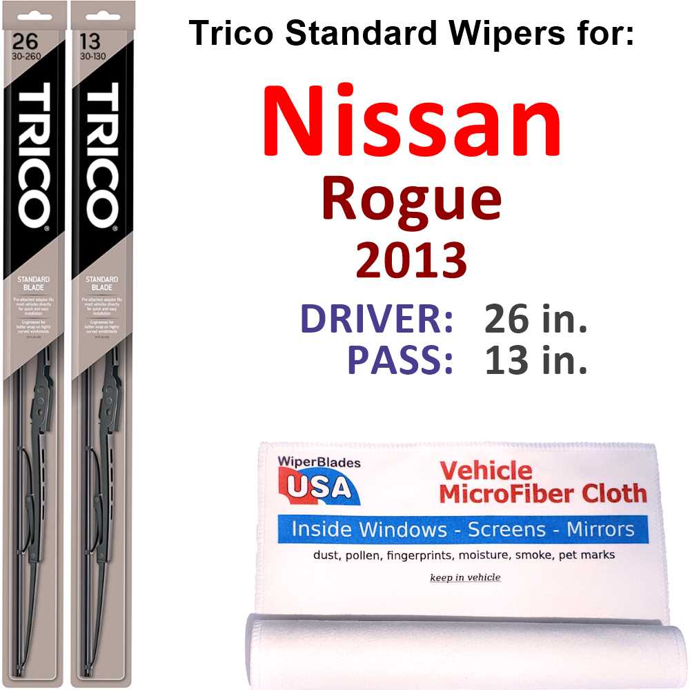 2013 Nissan Rogue Wiper Blades (Set of 2)