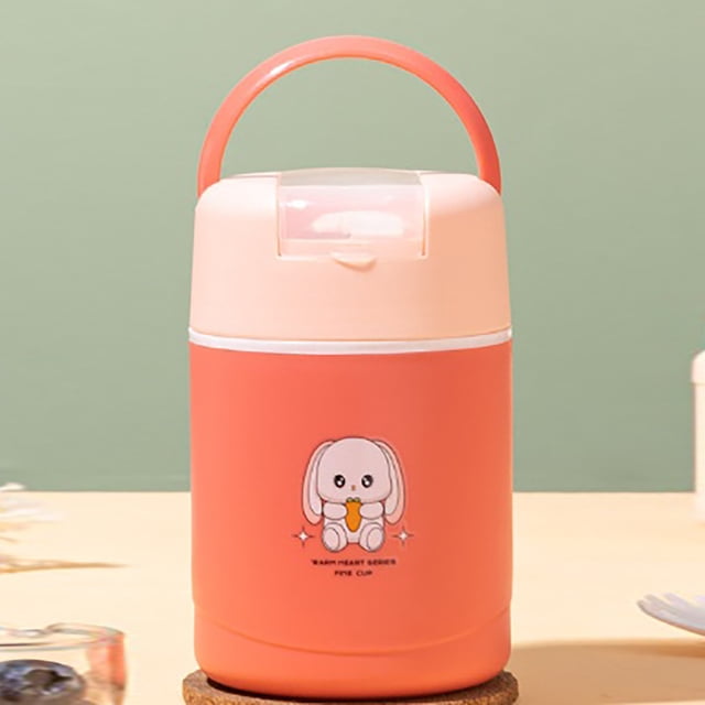 Tasse à Déjeuner Portable Polyvalente Contenant à Soupe Isolé Porte-gruau Solution de Stockage Alimentaire Mini Scellée pour Repas