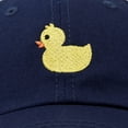 thumbnail image 5 of DALIX Cute Ducky Soft Baseball Cap Dad Hat in Navy Blue, 5 of 7