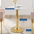 thumbnail image 3 of Verne 28" Artificial Marble Dining Table, 3 of 6