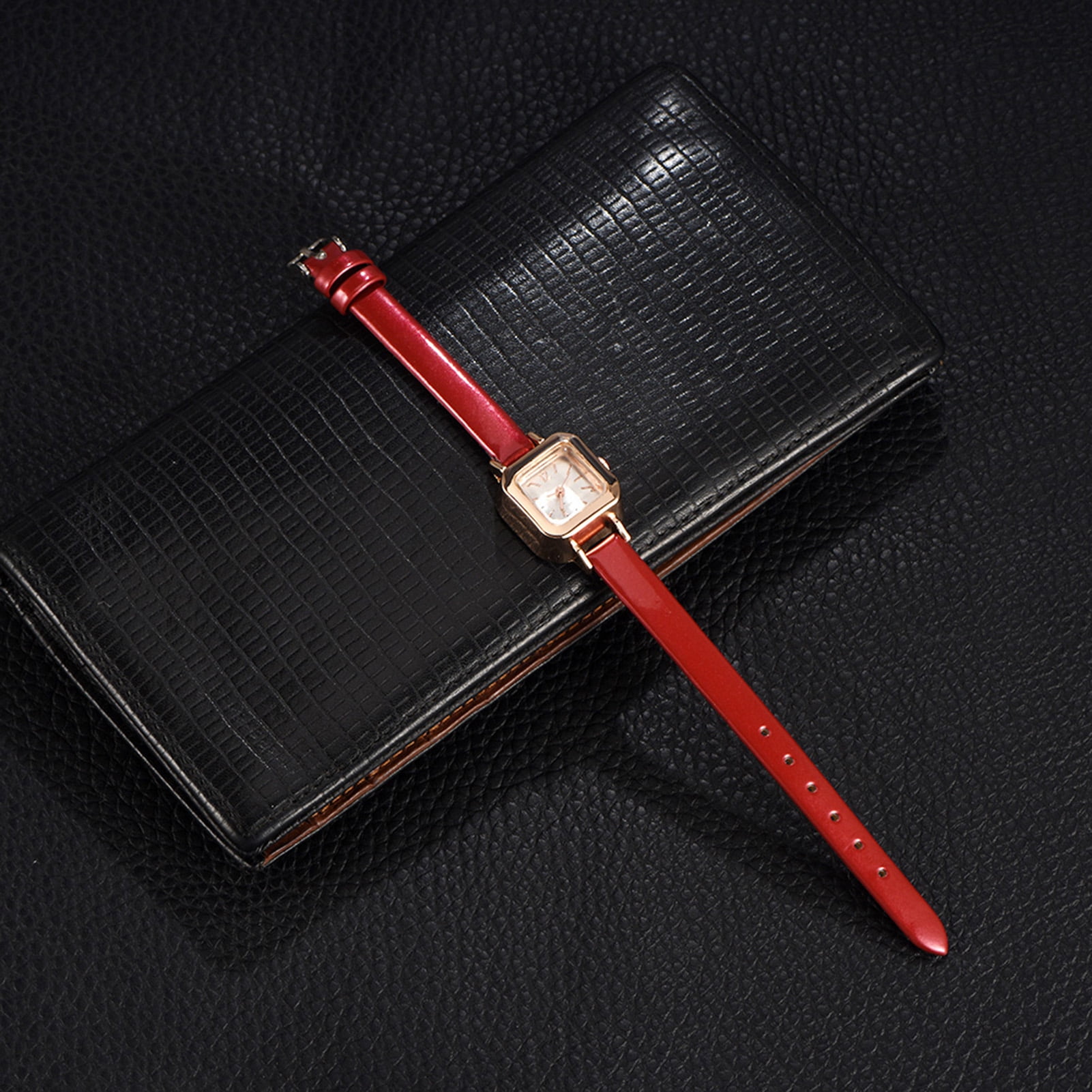 RELOJ DE CUARZO, RELOJ DE PULSERA ANALÓGICA PU MALA MIRAR MIRAR