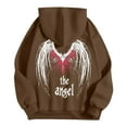 thumbnail image 5 of Angel Wing Hoodie for Men Women 2026 Fall Winter Long Sleeve Graphic Hooded Sweatshirt with Pockets Pullover Top Streetwear, 5 of 5