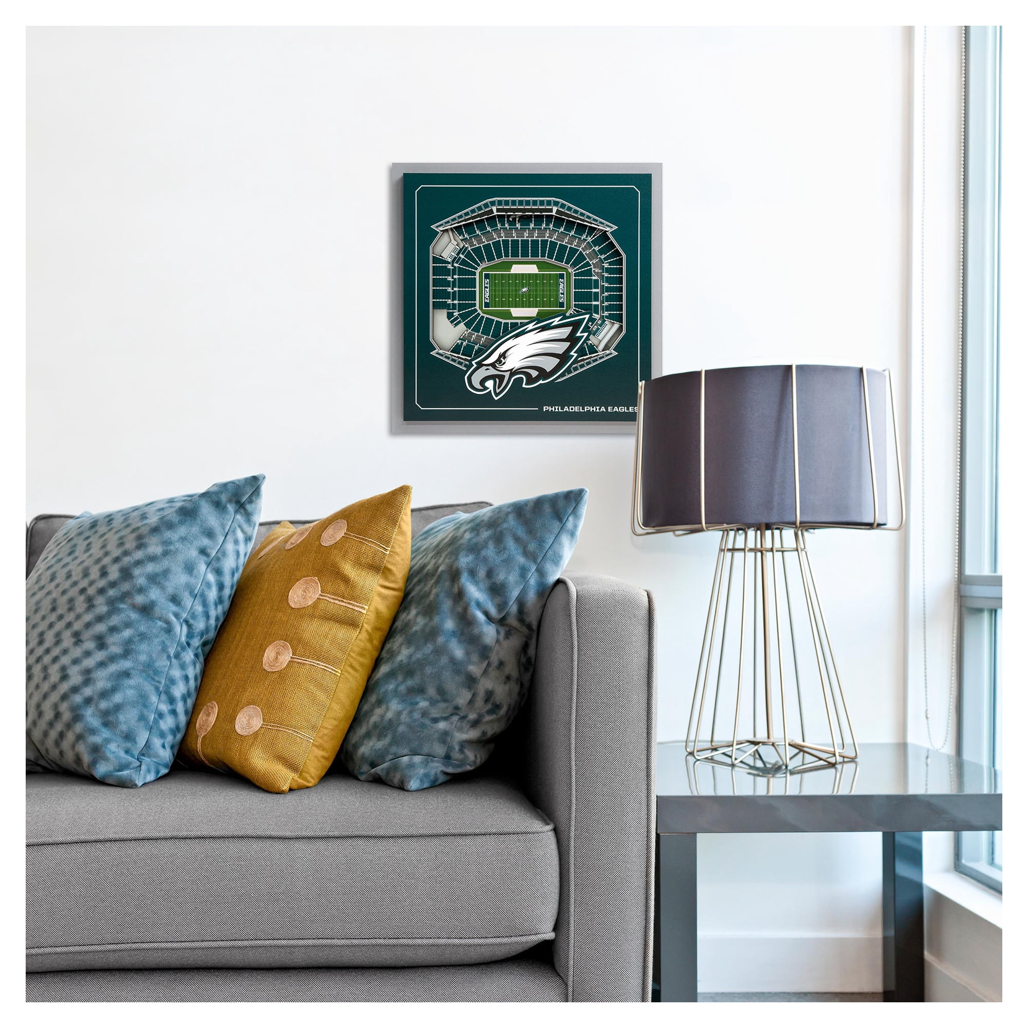 IDNA Philadelphia Eagles 12" x 12" Stadium Series 3D Wall Art